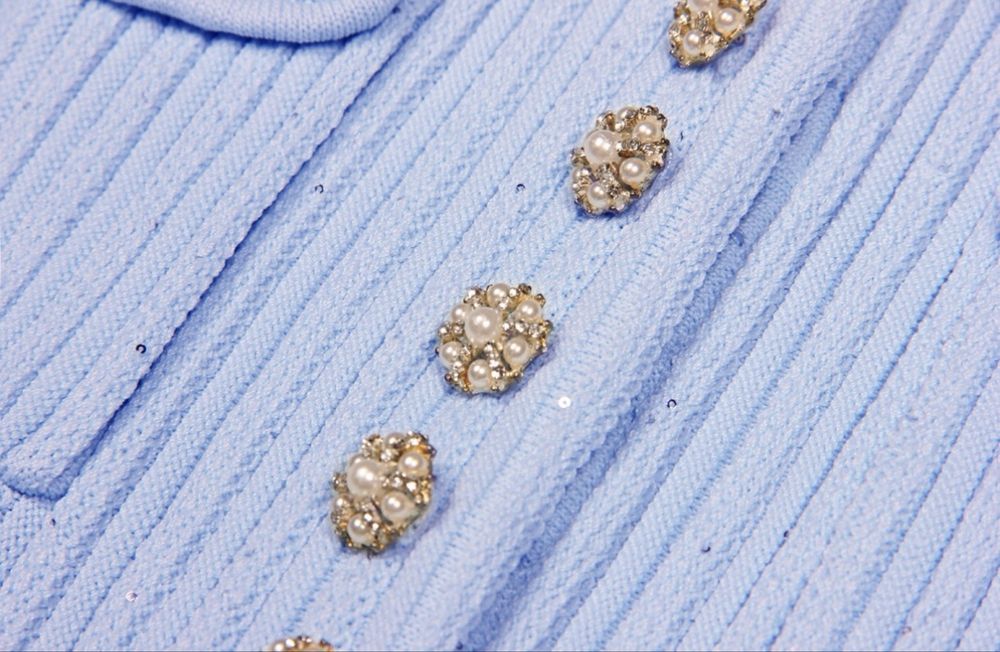 Дамска Рокля в Син Цвят