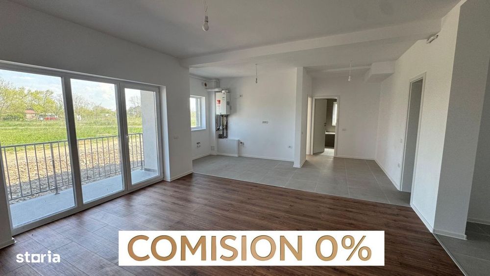 COMISION 0| Apartament 2 camere| 59 mp + balcon 12 mp| Moșnița Nouă