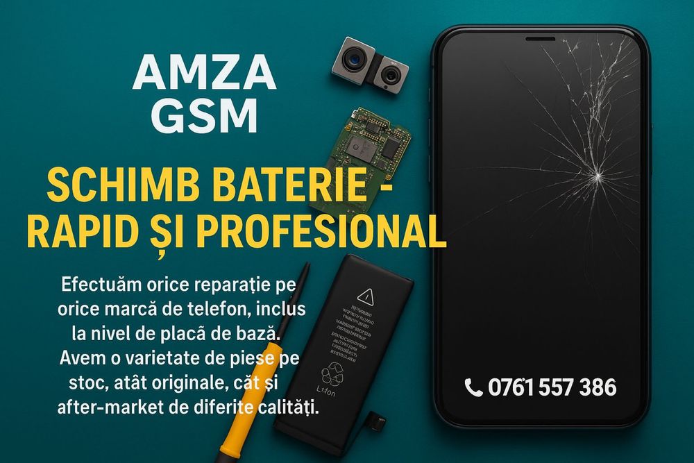 Schimbare Display Ecran LCD Sticla Samsung iPhone Xiaomi Oppo Redmi