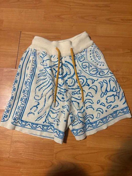 Pantaloni scurti RHUDE baby blue ( nu Trapstar, Bape, Nike, ADidas)