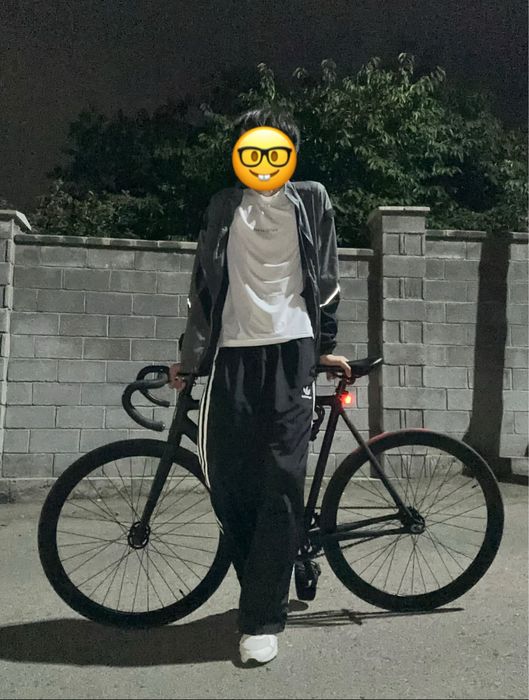 фикс fixed gear tsunami full black
