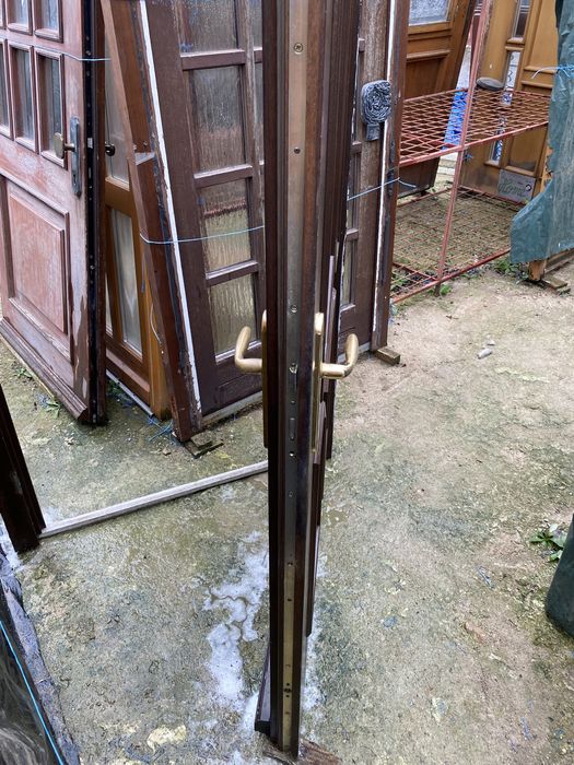 Usa casa vila firma intrare lemn geam termopan H 217 x 115 Germania