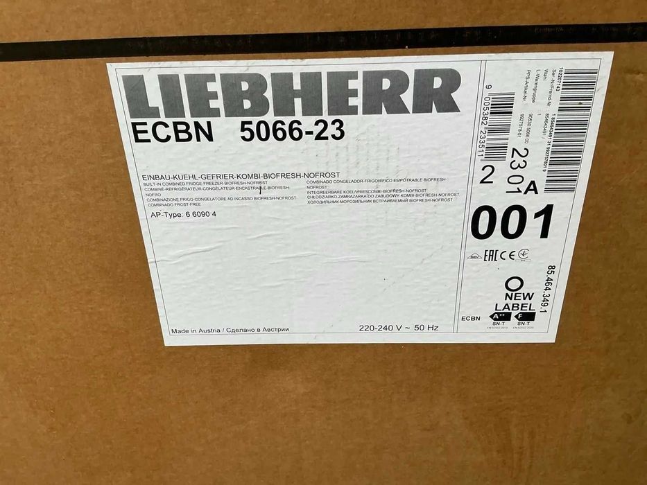 Frigider incorporabil premium Liebherr ECBN 5066-23 – NOU în cutie