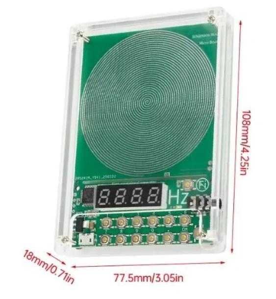 Регулируем Широкочестотен Генератор Шуманов Резонатор на Шуман 7.83 Hz