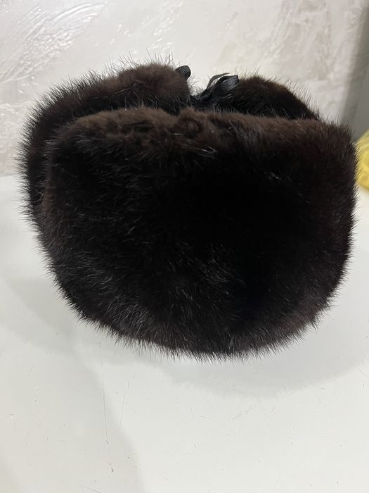Норковая шапка ушанка
