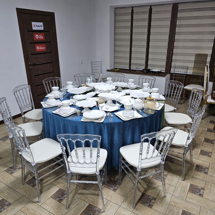 Прокат Аренда Стол Посуда Самал 3