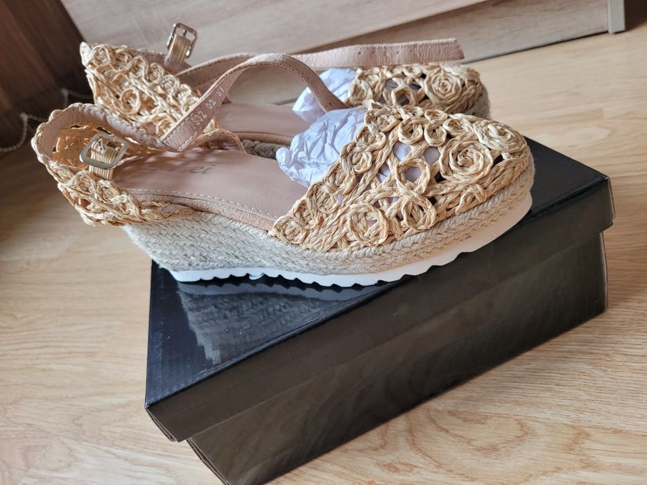 Sandale toc inalt 37 Mei 7 cm