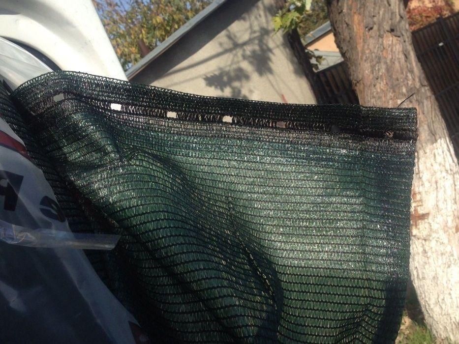 Plasa Umbrire 2x25m-170 lei 90%Opacitate; Garanție+UV+OchiuriPrindere