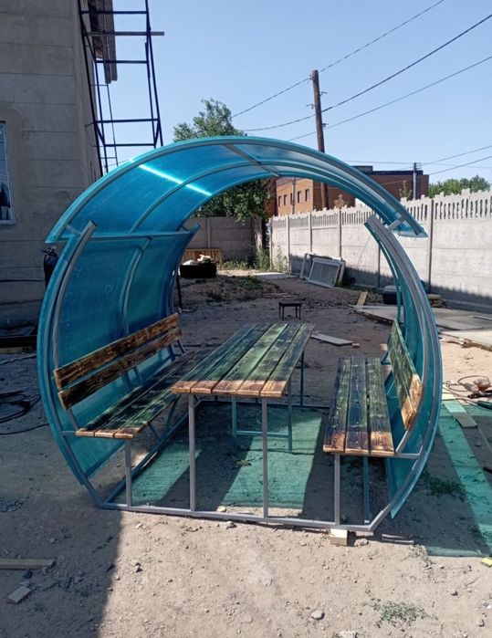 Беседки лавочки качели