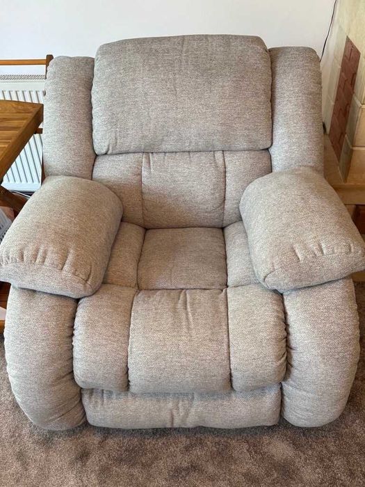 Fotoliu MOBEXPERT ILLINOIS recliner manual și balans