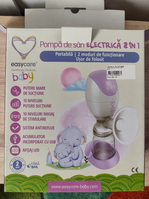Pompa de san Easycare Baby electrica