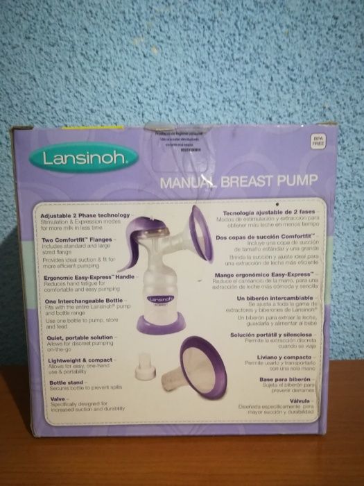Pompa san manuala Lansinoh