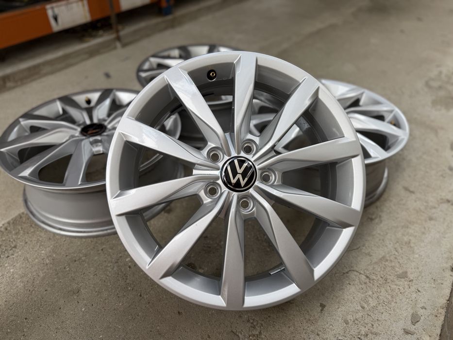 Set 4 jante originale VW Golf 6 7 8  Dijon R17"  – 5G0601025K – 6Jx17 ET48 – 5x112 – 57.1 mm
