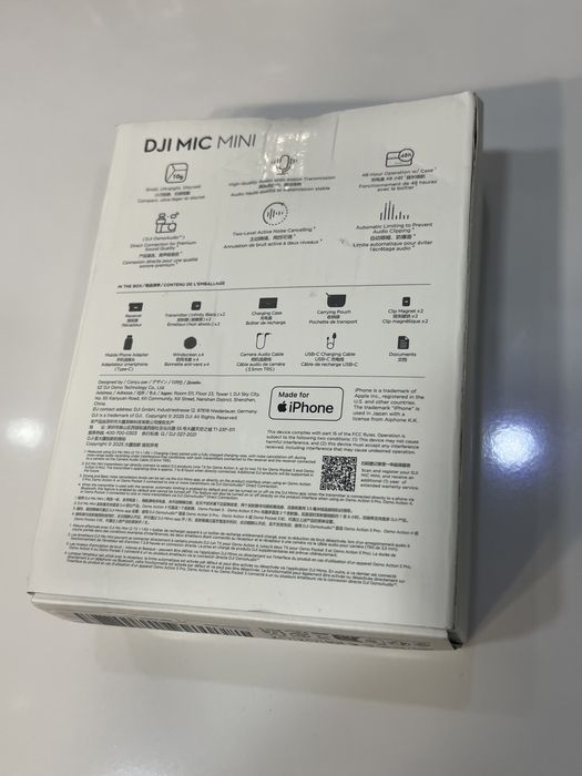 Dji Mic Mini , Wireless Microphone , Nou in cutie