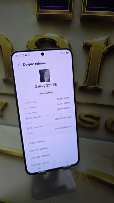 Samsung S25FE 5G 128GB 8GB Ram Duos.Preṭ fix! CA NOU