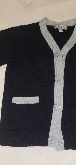 Cardigan lana și bumbac