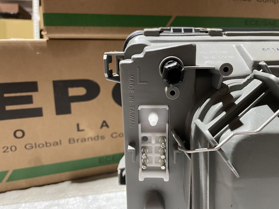 Фары на Mercedes W124E рестайлинг