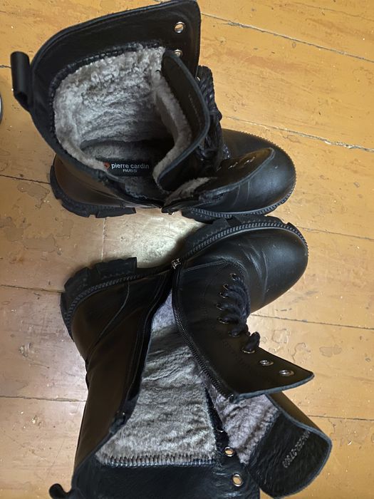 Продам ботинки кожаные Pierre Cardin