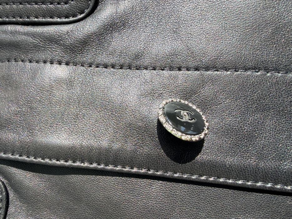 Chanel geaca autentica piele naturală
