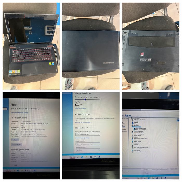 Vand laptop lenovo ideapad y510p i5 4200m 8gb hdd 1 tera nvidia gt 755 full hd 15,6 inch