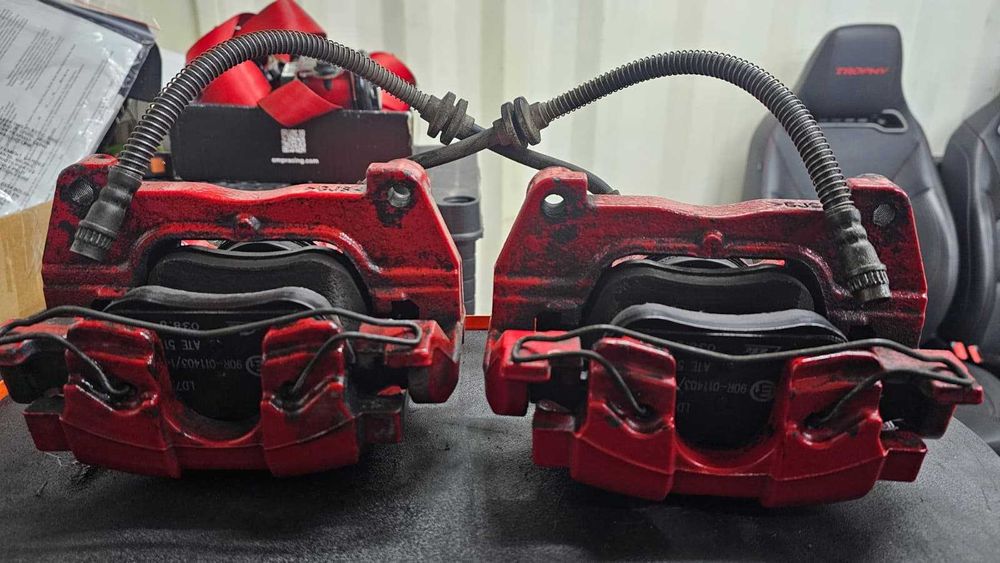 Etrieri fata Clio RS4 TROPHY + Placute de frana ceramice ca noi