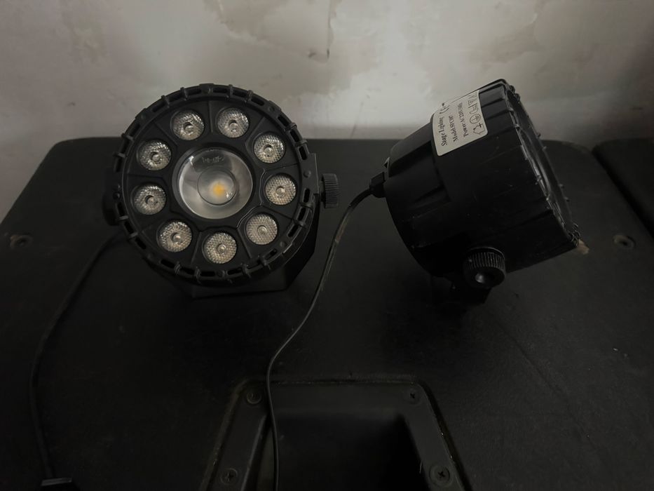 Proiector lumini par led rgb 9 led x 3 w