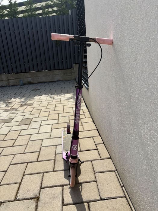 Trotinetă cu Suspensii şi Frâne pe Ghidon Mid 5 Violet Copii