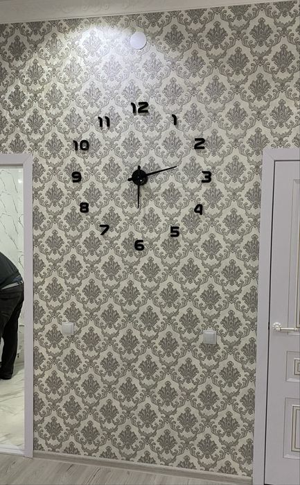 Насстенные часы 3D с установкой