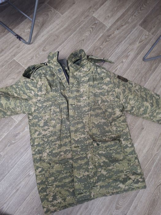 Бушлат военный, с утепленными штанами б/у