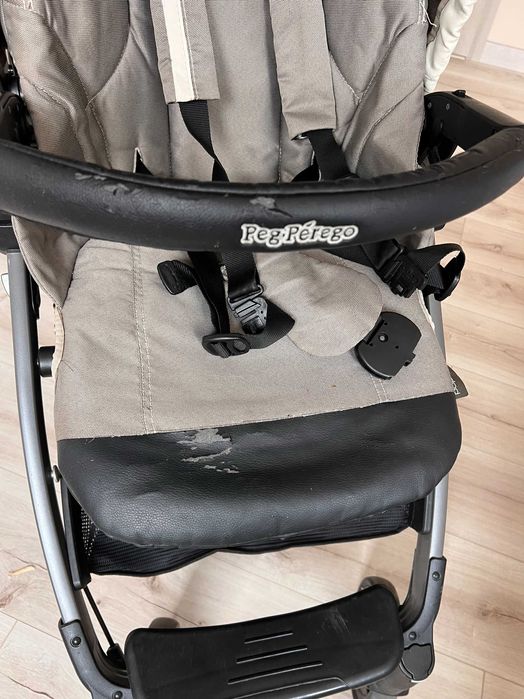Комбинирана количка Peg Perego 3 в 1, НОВИ столче за кола/зимен кош!