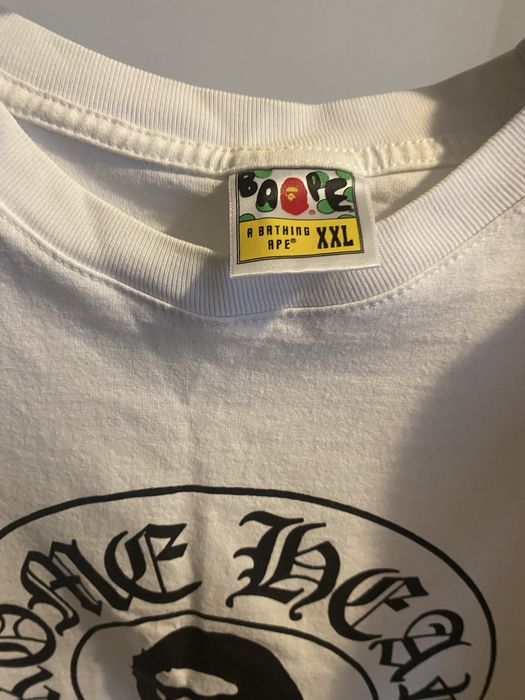 tricou bape chrome hearts