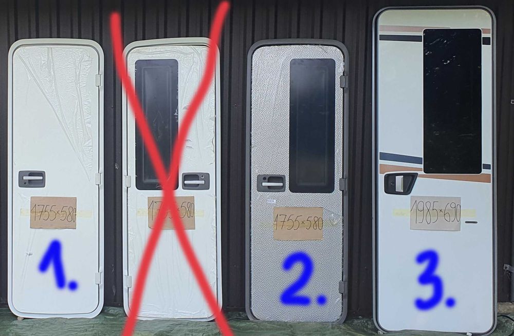 7 usi de rulota si autorulota, inclusiv toc, NOI,  import Germania