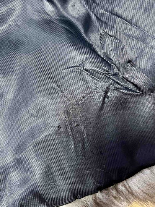 Палто от сребърна лисица