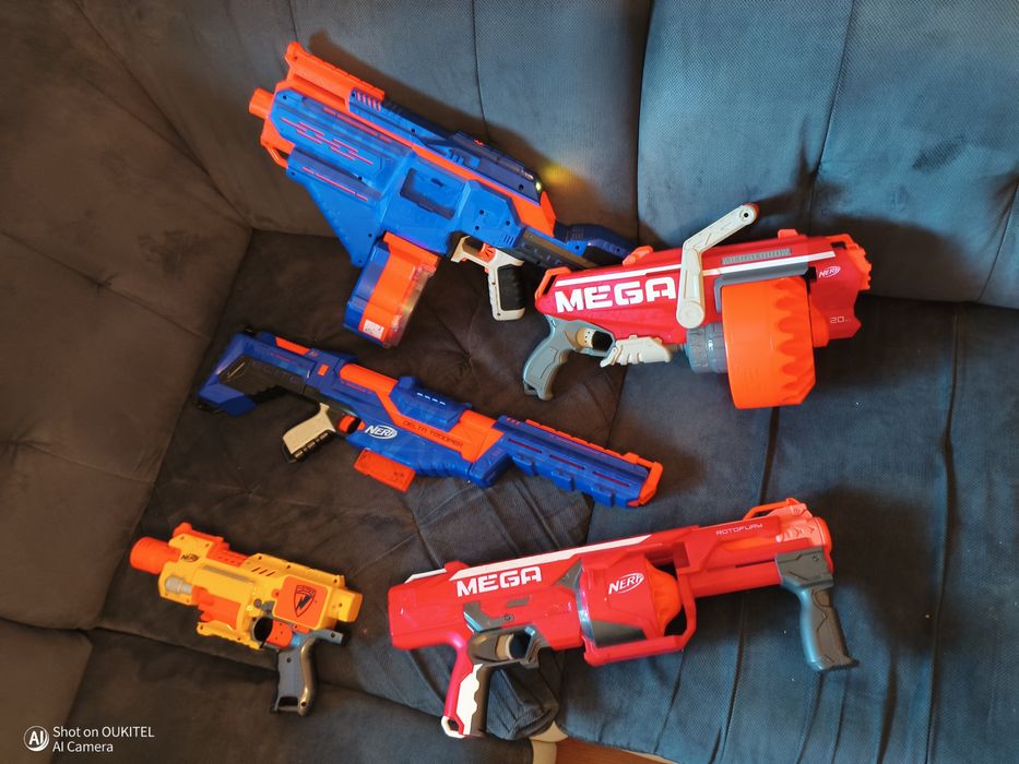 Nerf elite infinus + delta troper. Mega . N stike