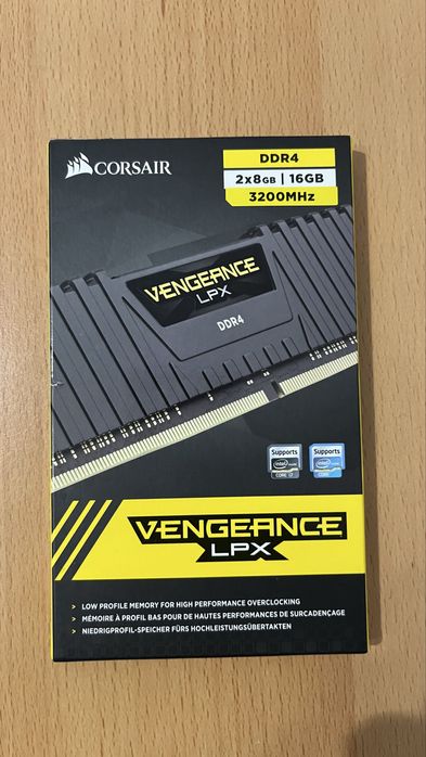 Memorie Corsair Vengeance LPX Black 16GB DDR4 3200MHz CL16 Satu