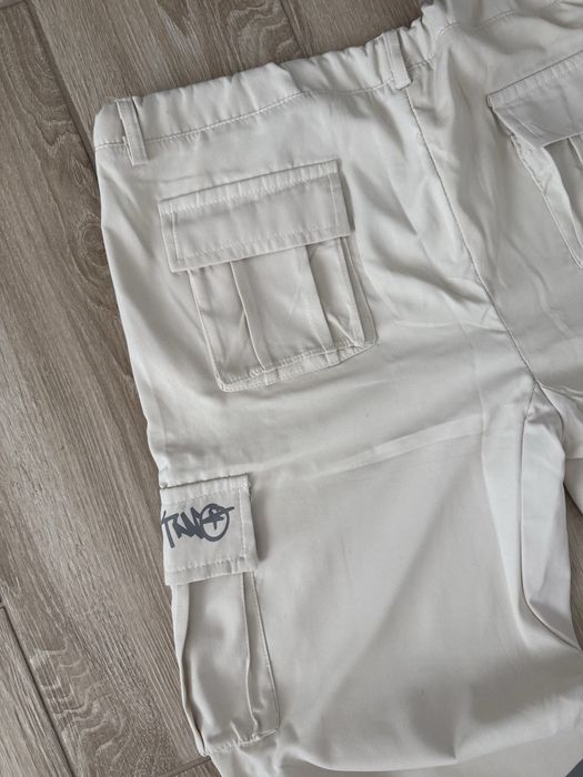Pantaloni lungi Minus Two alb/bej