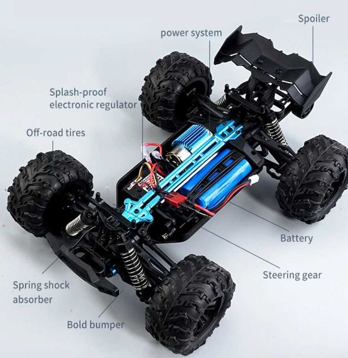 RC Car Количка с дистанционно управление Rapidly 7.4V 1300Ah 38+km.h.