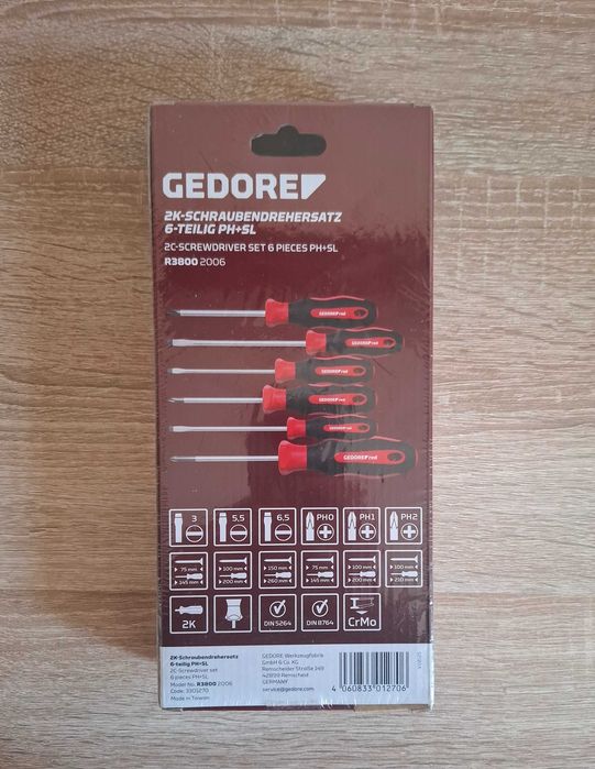 Gedore Red-комплект отвертки 6 бр