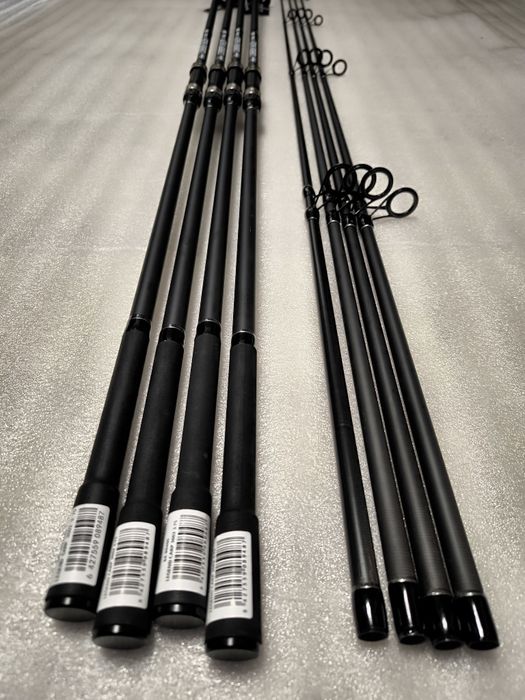 SET 4 Lansete FL LEGEND CARP 3.60 m 3.75 Lbs 2 seg + 4 Mulinete DP7000