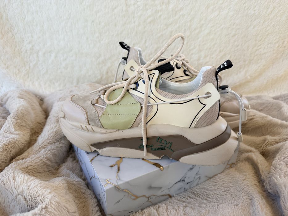 Adidasi dama piele naturala