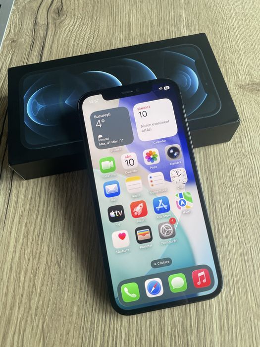 Vand iPhone 12 Pro 128GB Pacific Blue impecabil