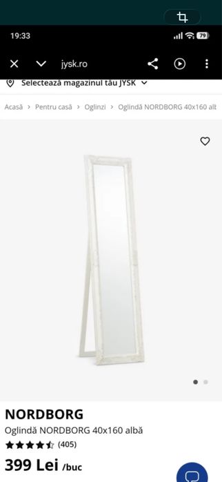 Oglinda Jisk,etajera ikea