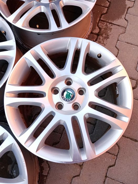 4jante aliaj 5x112 R18 originale skoda karoq kodiaq octavia2 3superb