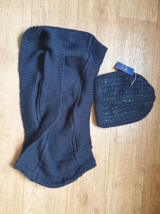 Шапка снуд женский