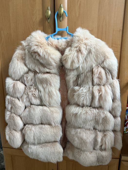Песцовая шуба женская