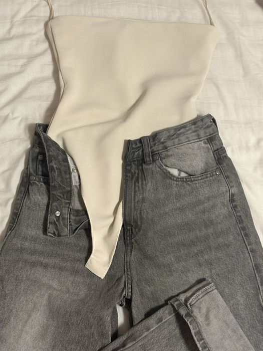 Дънки pull and bear 32 и боди zara S