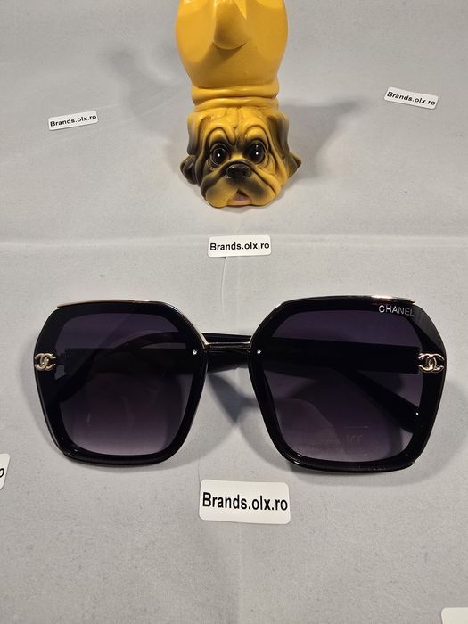 Ochelari de soare Coco Chanel, negri, 8711, made in Italy