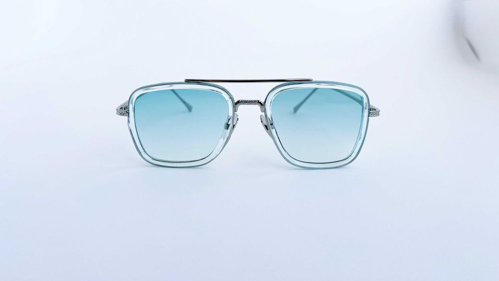 Ochelari de soare Dita Flight - Rama transparenta Lentile verzi