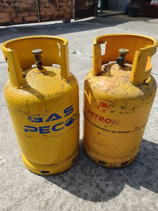 Butelie galbena cu guler  ptr aragaz