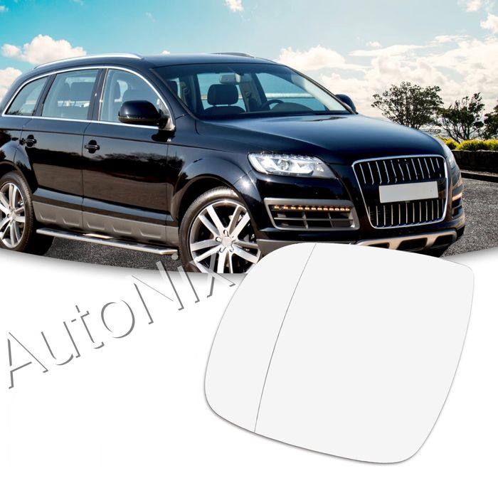 Стъкло за огледало за Audi Q7 4L с подгрев тонирано за ауди кю7